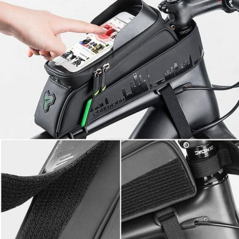 Sacoche Étanche Pour Vélo – Support Téléphone Et Rangement Pratique
