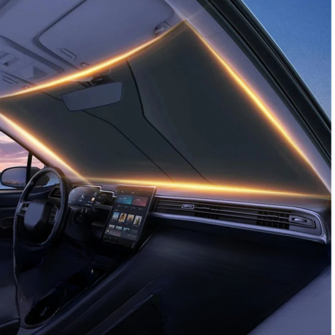 Sammenleggbart solskjerm for bil – Enkel og effektiv installasjon