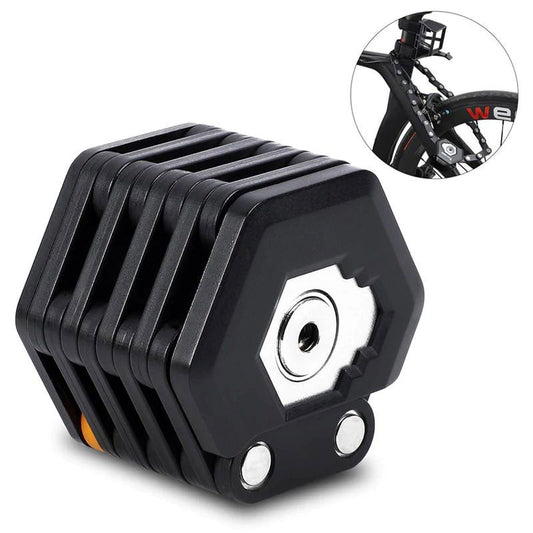 Candado Plegable Para Bicicleta — Seguridad Compacta Y Robusta