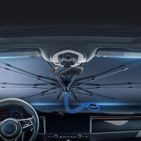 Solskydd Bil Typ Paraply – UV-skydd och värmereducering