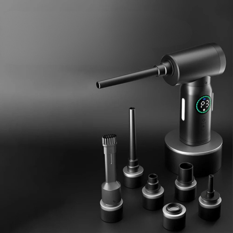 2-in-1 吹き掃除機 - コンパクトで超強力