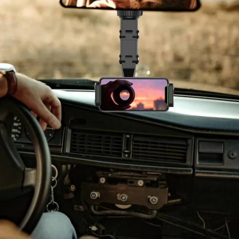 Tukipuhelin Auto – 360° Kierrätys ja Älykäs Kiinnitys