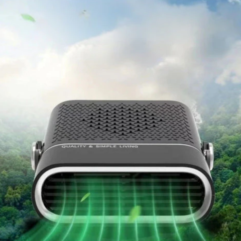 Ventilador Multifuncional Para Carro – 4 Em 1 Prático E Compacto