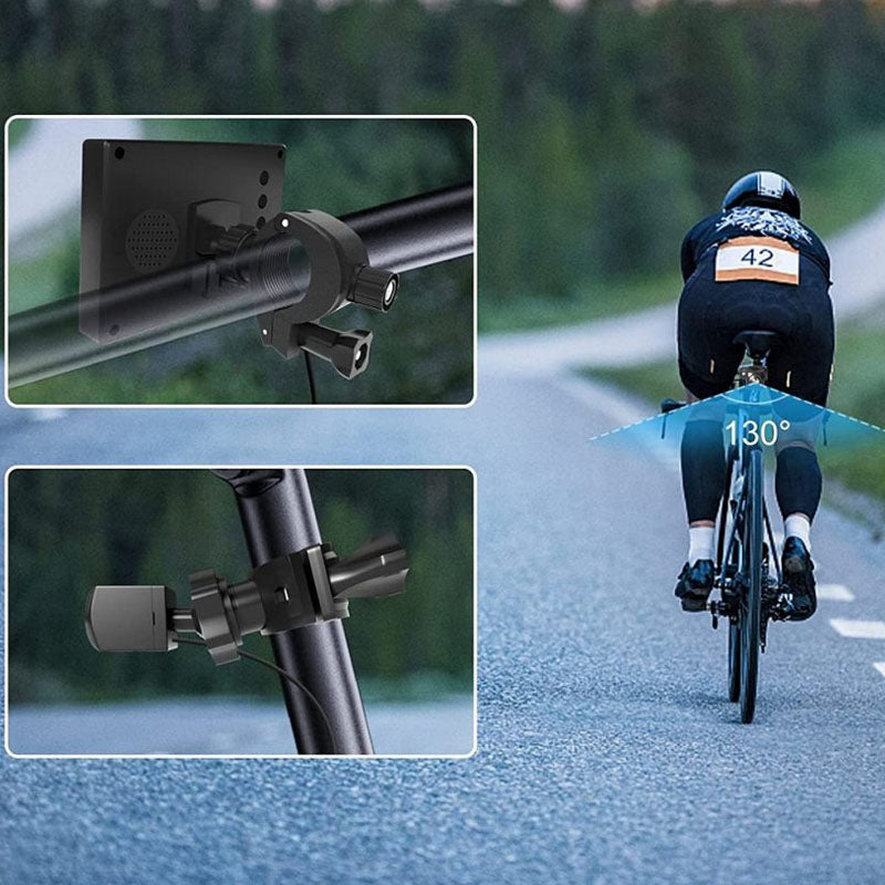 Retrovisor Digital Para Bicicleta — Segurança Reforçada Em Circulação