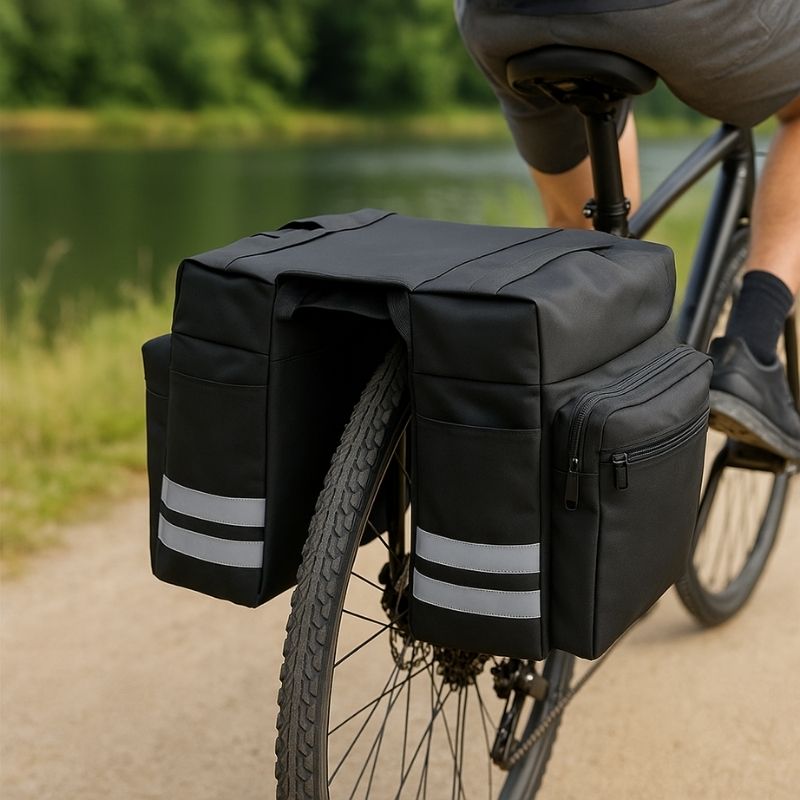 Sacoches Arrière Pour Vélo — Confort De Voyage & Haute Capacité De Charge