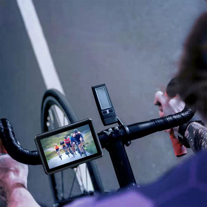 Retrovisor Digital Para Bicicleta — Segurança Reforçada Em Circulação
