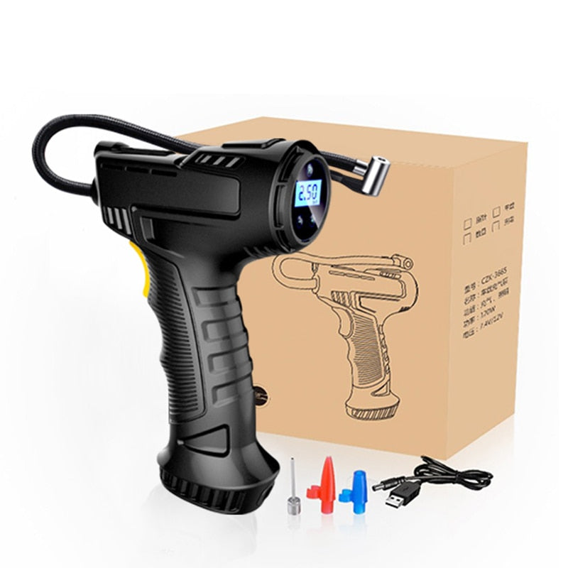Compresor de aer portabil 120W — Umflare rapidă și puternică