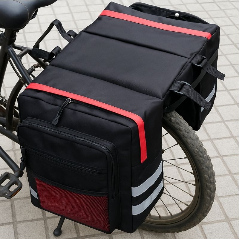 Sacoches Arrière Pour Vélo — Confort De Voyage & Haute Capacité De Charge