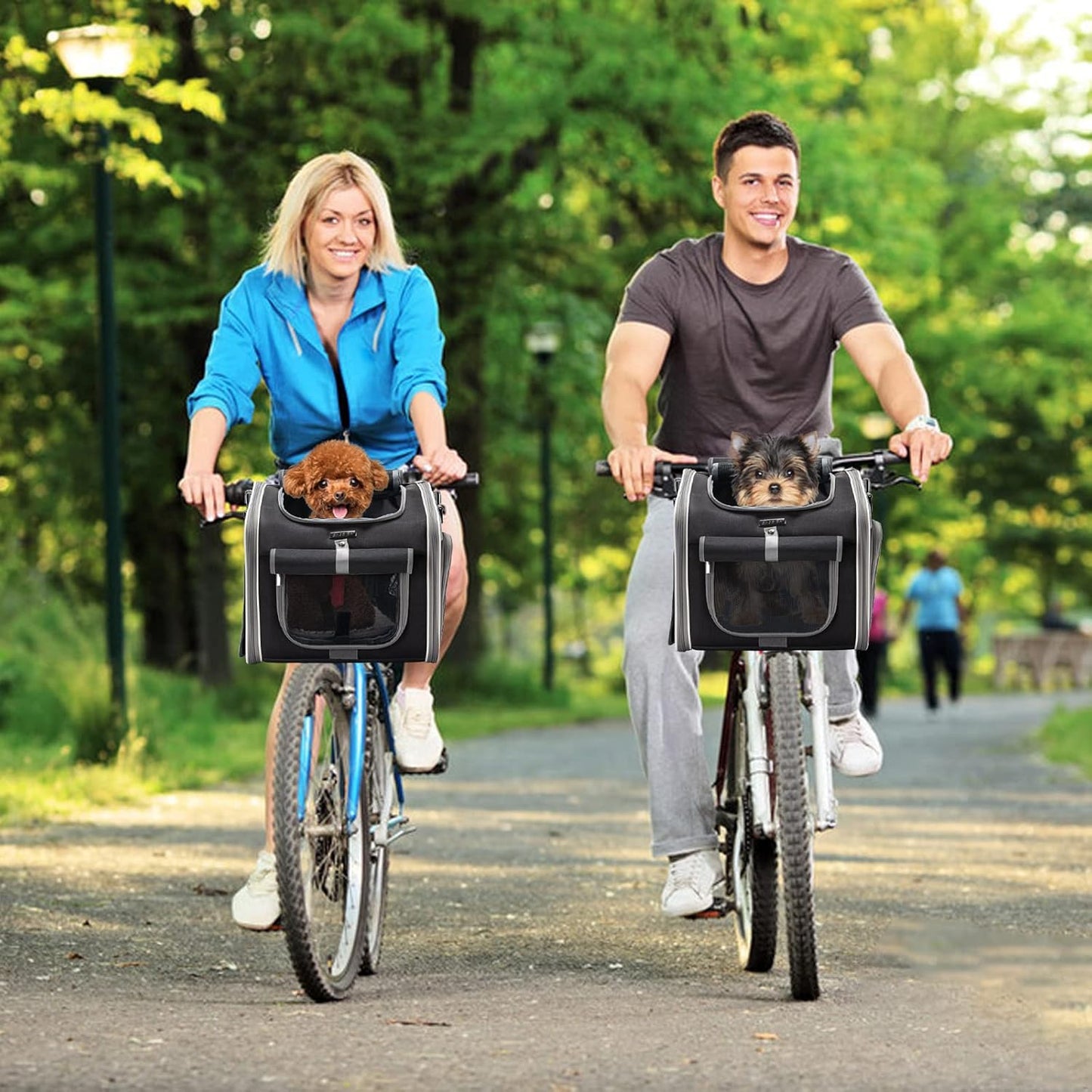 Cesta de Bicicleta Para Animais — Ideal Para Pequenos Cães e Gatos