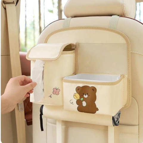 Organizador De Asiento Trasero De Coche — Ideal Para Viajes Y Cotidiano