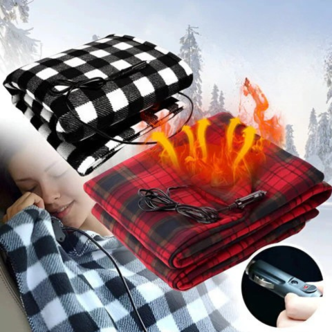 שמיכת חימום לרכב 12V — נוחות וחום בחורף