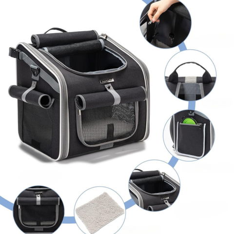 Cesta de Bicicleta Para Animais — Ideal Para Pequenos Cães e Gatos