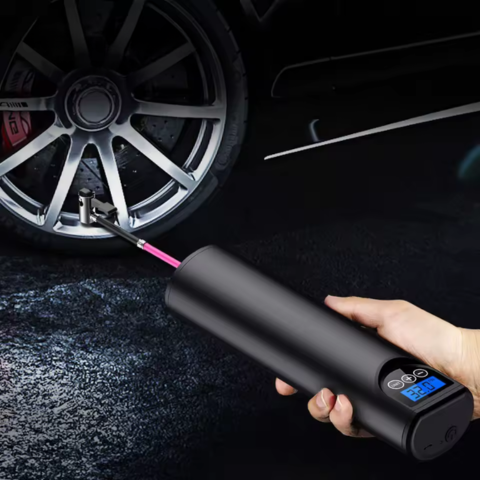 Intelligent luftkompressor — Bärbar & uppladdningsbar