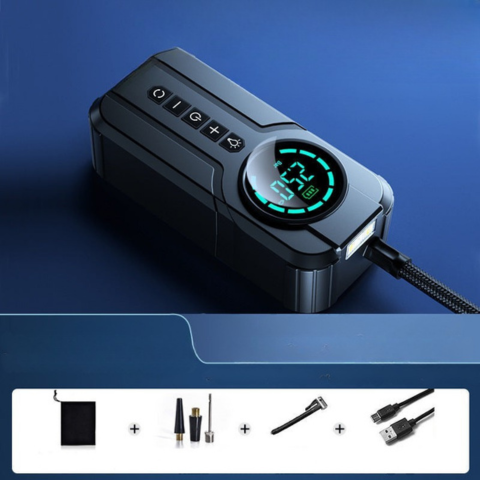 Compresor de Aire Portátil – Pantalla LED de Alta Precisión