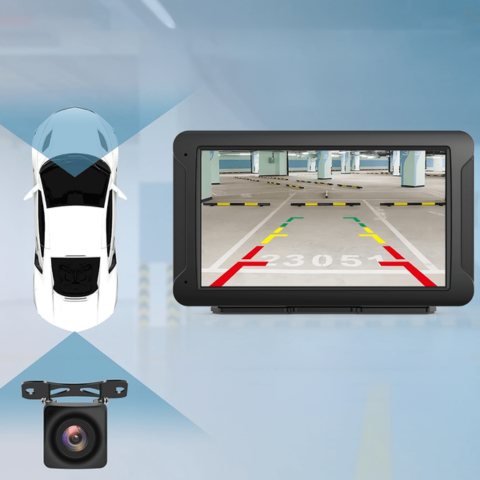 Sistema Multimediale Multifunzionale Per Auto — GPS, Musica & Telecamera Di Retromarcia