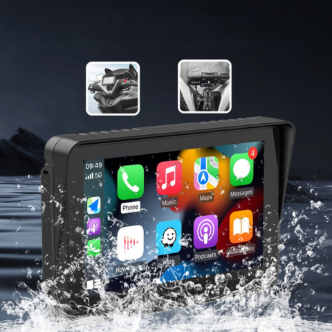 Multimedia Support Moto — Navigering och Musik Utan Tråd