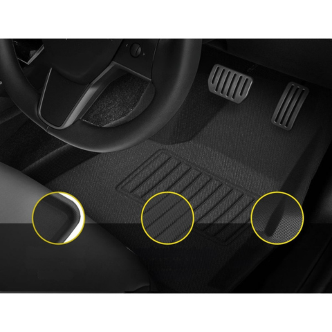 Covor de podea personalizat pentru Tesla Model Y — Protecție integrală & Design elegant