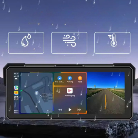Motoros Multimédia Rendszer — GPS, Zene & Intelligens Vezérlés