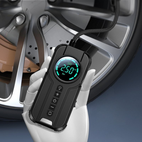 Compresor de aer portabil – Afișaj LED de înaltă precizie