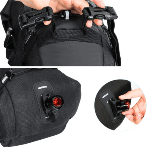 Fiets Zadeltas Grote Capaciteit — Waterdicht & Reflecterend