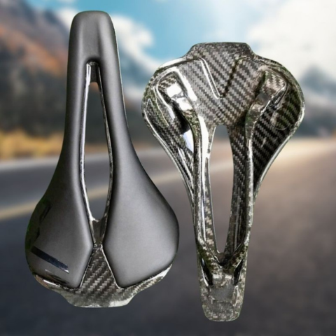 Carbon Bike Saddle - Ultra-Light & Optimal Comfort