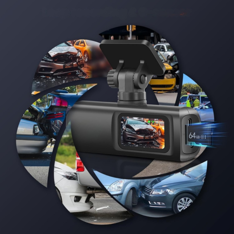 Dashcam Double Objectif – Surveillance Totale Et Connexion WiFi