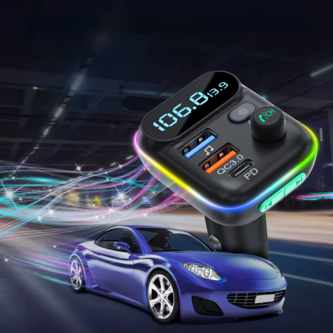 FM Bluetooth-Transmitter für das Auto — Klare Anrufe & kabellose Musik