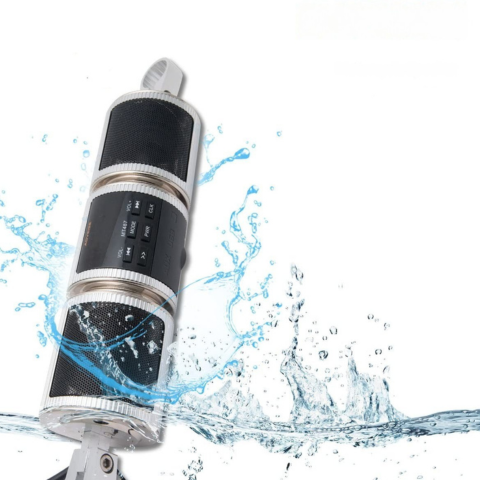 Caixa de Som Bluetooth para Moto – Resistente à Água e Fácil de Instalar