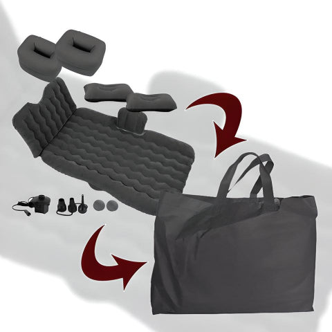 Colchão Inflável Para Banco Traseiro do Carro – Prático e Fácil de Instalar