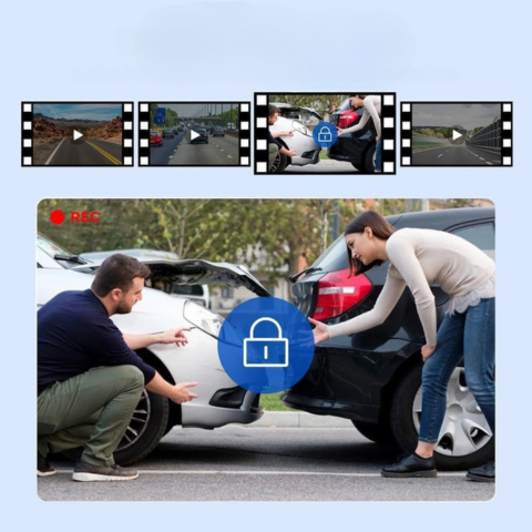 Dashcam Double Objectif – Surveillance Totale Et Connexion WiFi
