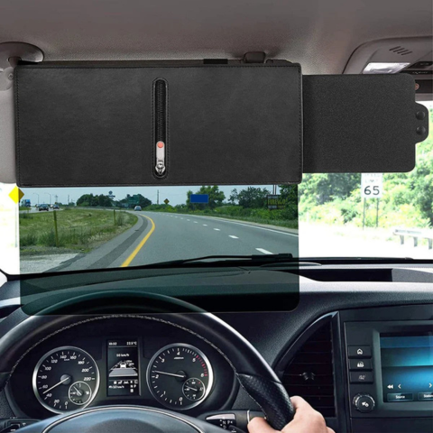 Car Sunshade Extension — Anti-Glare Protection