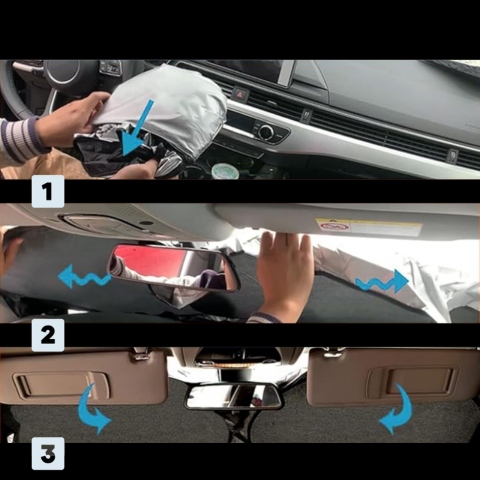 Protection Solaire Pour Pare-Brise|Anti-Chaleur Et UV