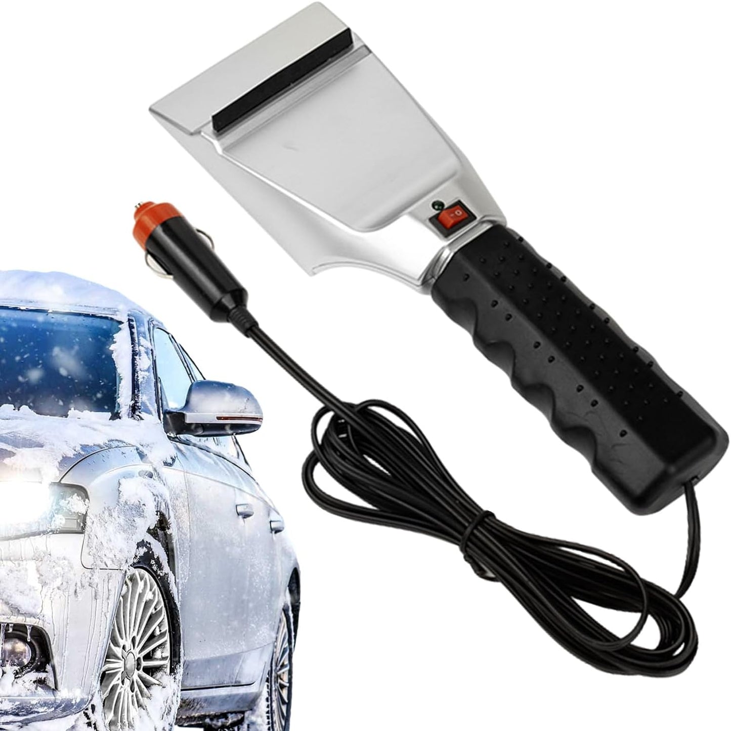 Rascador de Parabrisas Eléctrico 12V — Parabrisas Claro en Pocos Minutos