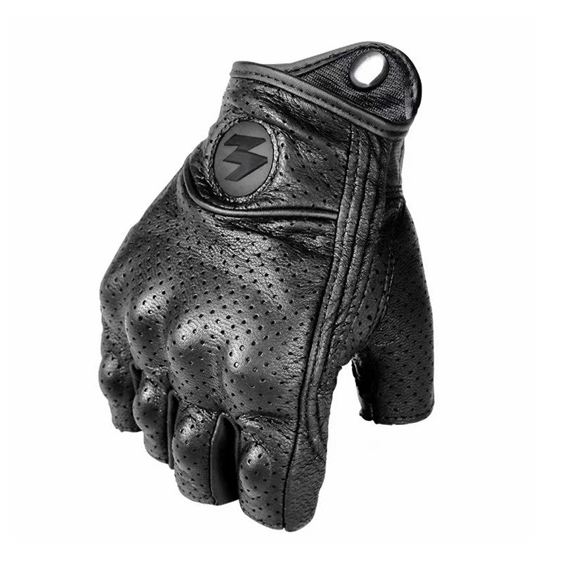 Puolihanskat Moottoripyöräilyyn - Retro Biker -tyyli ja Hengittävät Kesä