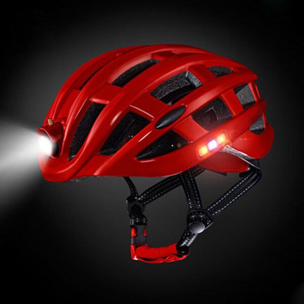Casco da Bicicletta Intelligente con Luce LED — Massima Sicurezza e Visibilità