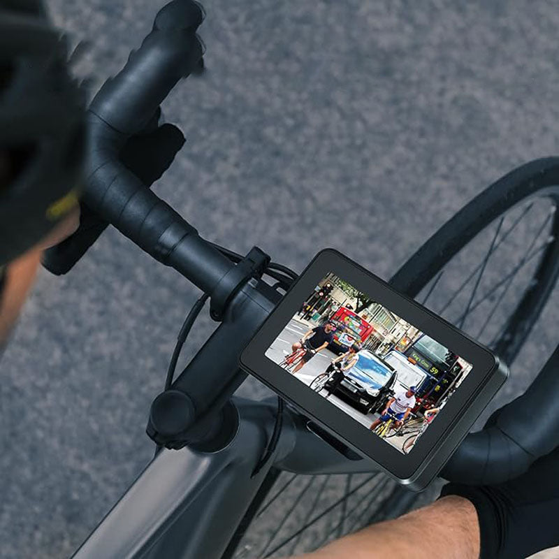 Retrovisor Digital Para Bicicleta — Segurança Reforçada Em Circulação