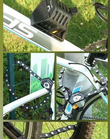 Korkean turvallisuuden pyöränlukko — kompakti ja helppo kuljettaa