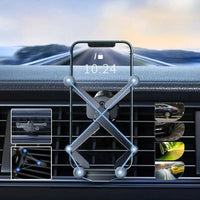 Ondersteuning Telefoon Auto Ventilatierooster – 360° Rotatie & Automatische Vergrendeling 