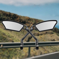 Zrcátko na motorku a kolo rotující o 360° — Optimální ochrana a viditelnost 