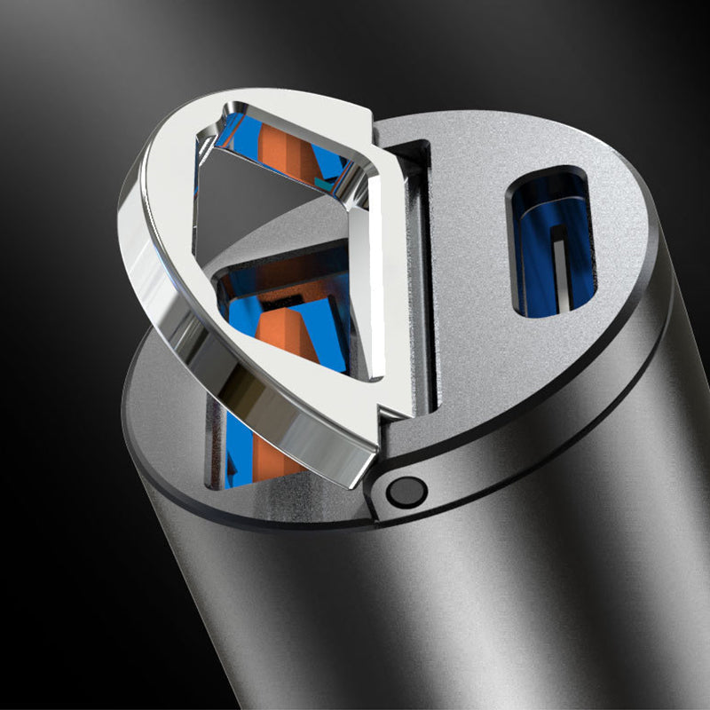 Adaptor Încărcător Auto USB – Priză Compactă pentru Bricheta 