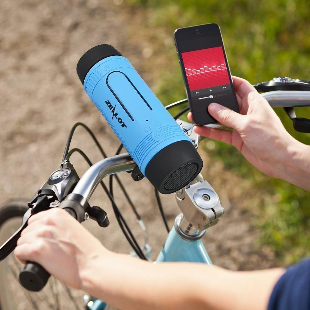 Lanterna de Bicicleta com Alto-Falante Bluetooth — Iluminação e Música em um Só Dispositivo 