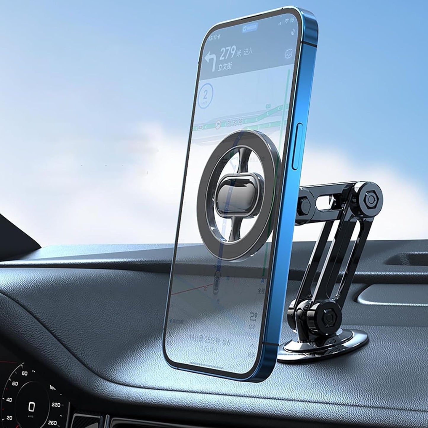 Uniwersalny stojak na telefon magnetyczny 360 