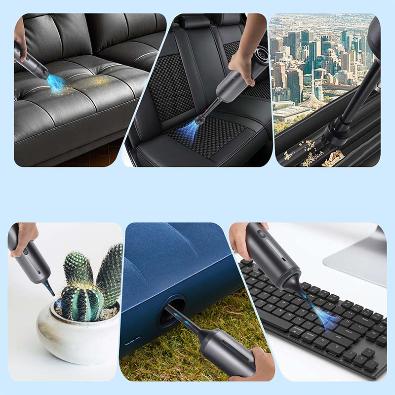 Vysoce výkonný akumulátorový vysavač do auta - rychlé čištění a pohodlné použití