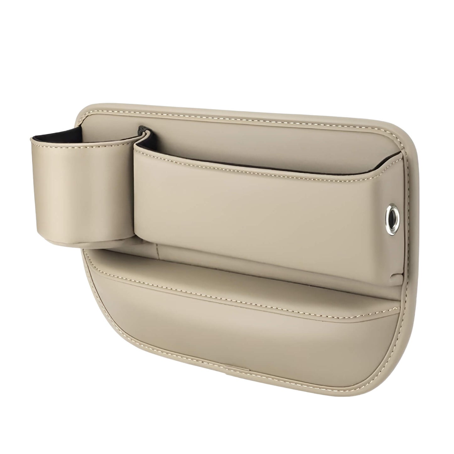 Organizador do espaço do assento do automóvel com suporte para copos - arrumação ideal e acesso fácil