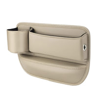 Organizador do espaço do assento do automóvel com suporte para copos - arrumação ideal e acesso fácil