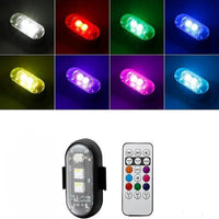 Lumină LED Anti-Coliziune – Ciclism și Motociclism 