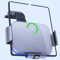 Suporte de Telefone para Carro – Fixação e Carga Sem Fio Integrada 