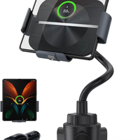 Suporte de Telefone para Carro – Fixação e Carga Sem Fio Integrada 