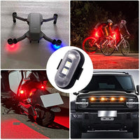 Lumină LED Anti-Coliziune – Ciclism și Motociclism 