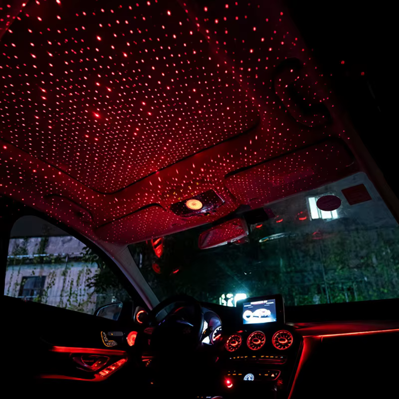 車の屋根用LED星空照明 — 魔法の夜の雰囲気 